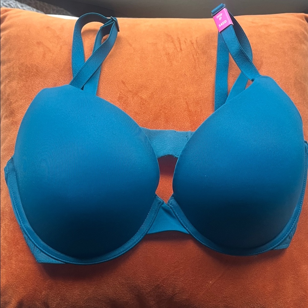 PINK Victoria's Secret Blue Underwire Bra